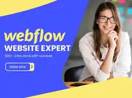 I can design or develop webflow website, webflow expert, figma to webflow