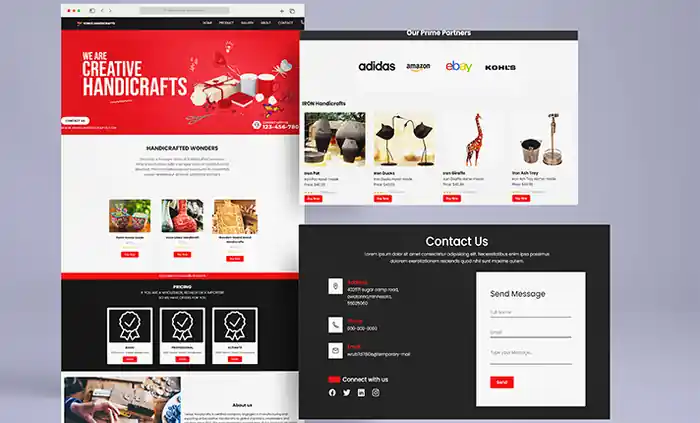 I can Create a Custom Website Using React.js, PHP, and Laravel