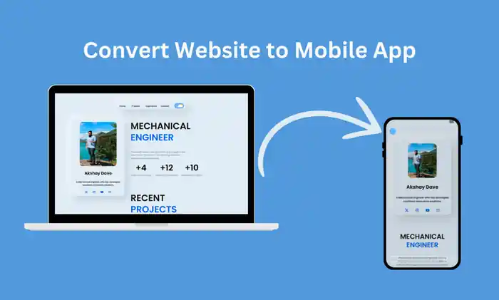 I can convert website to mobile app
