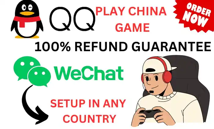 I can setup wechat or qq for gaming and business
