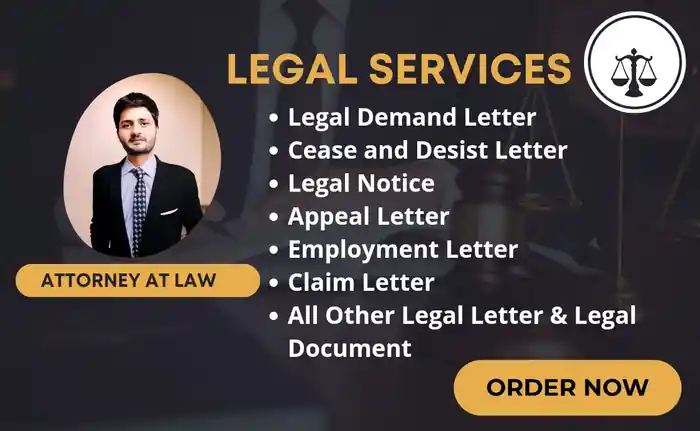 I can draft legal agreements, contracts, motions, letters, notices