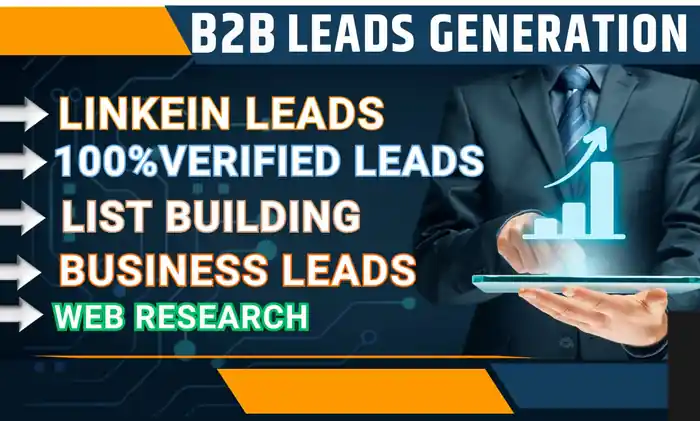 I can provide LinkedIn B2B Lead Generation, Email List Building, Data Scrap