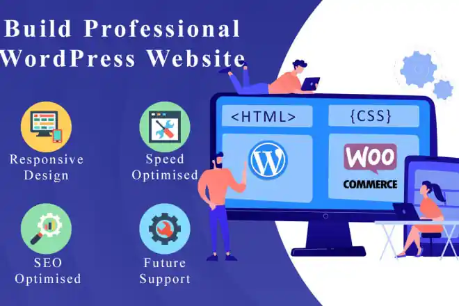 I can design ecommerce website, wordpress website or online store