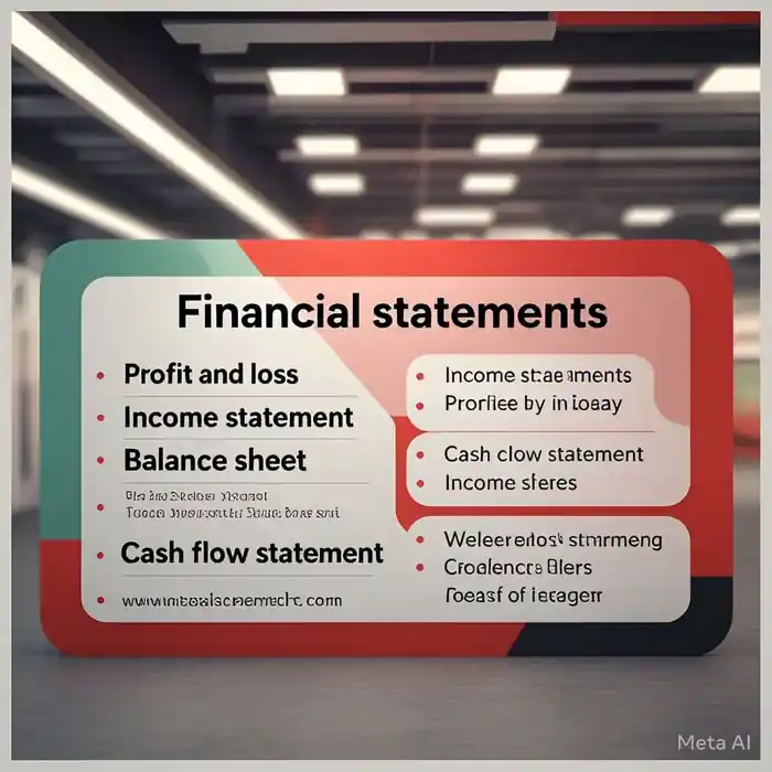 I can prepare financial statements, profit and loss, income statement