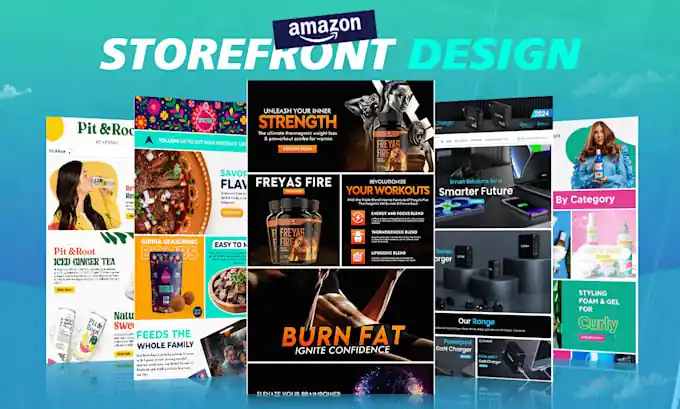 I can design amazon brand store & storefront