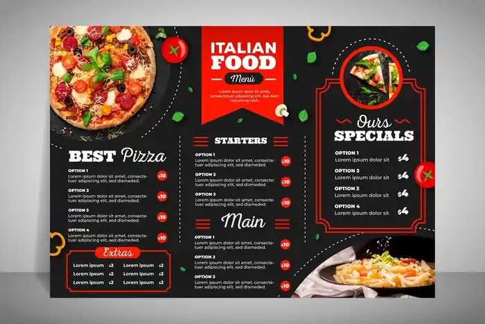 I can I will do an amazing menu design, food menu, restaurant menu design