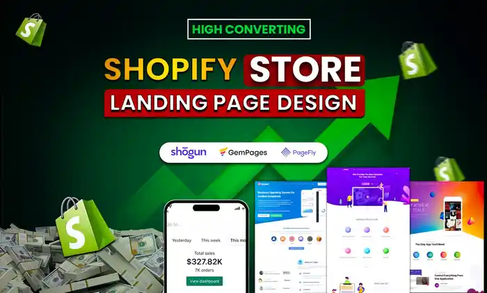 I can I will clone shopify landing page design in replo, pagefly, or gempage