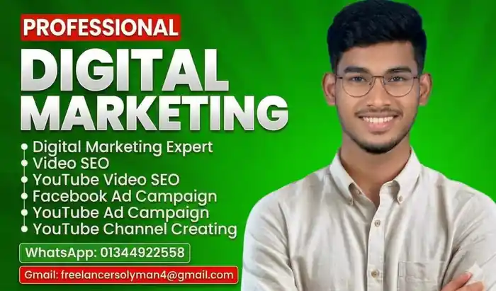 I can "Expert Marketer | SEO, YouTube, Facebook & Ads"