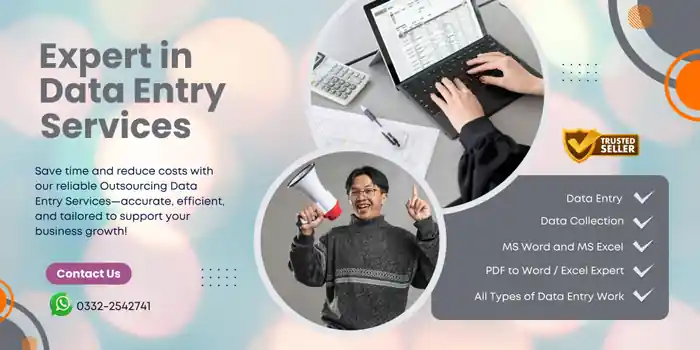I can provide fast and accurate typing and data entry services