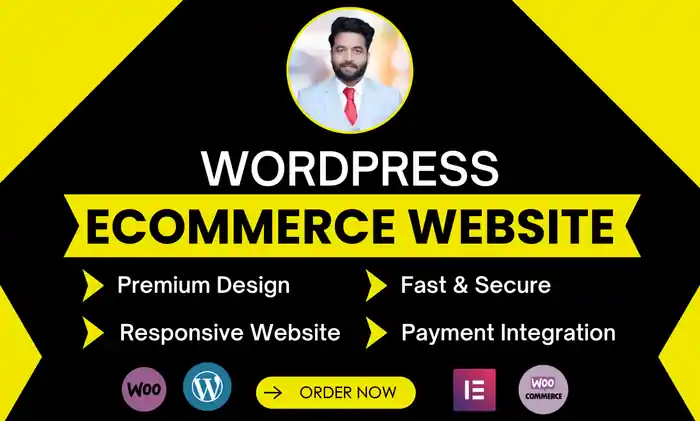 I can build wordpress ecommerce website, woocommerce store online store