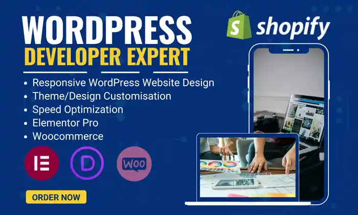 I can build wordpress website, wordpress design, redesign with elementor pro