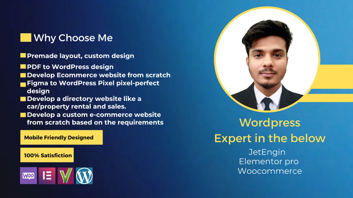 I can developed any kind of WordPress ecommerce business blog website