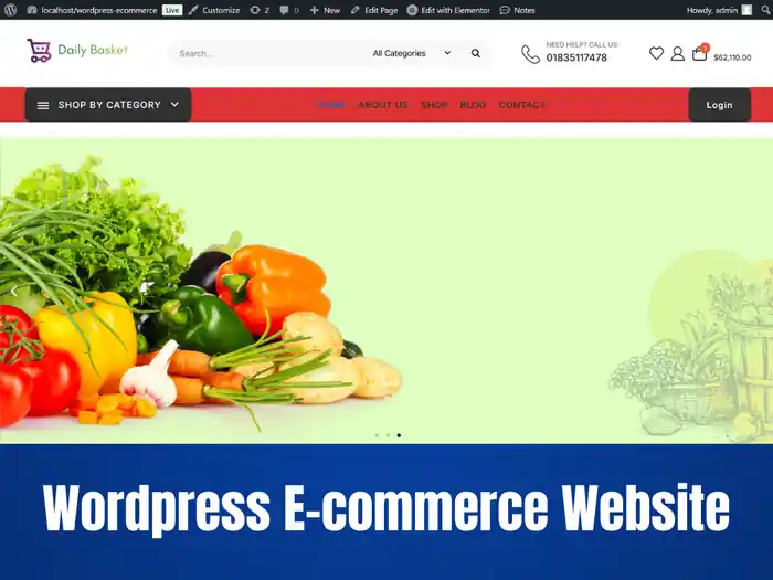 I can build wordpress website, wordpress design, redesign with elementor pro