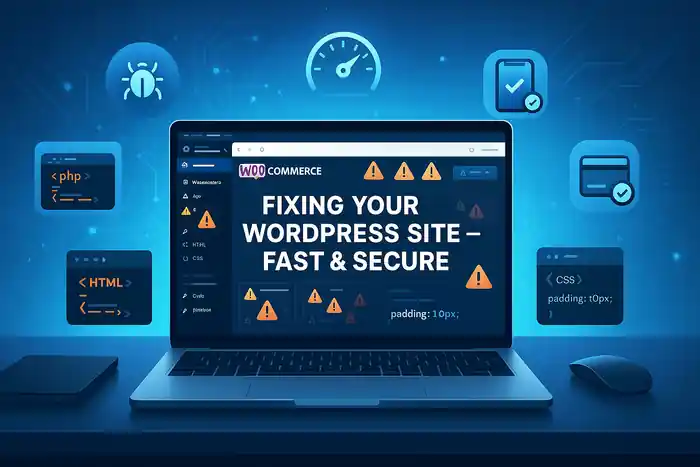 I can Fix WordPress & WooCommerce Errors, Bugs, and Problems Professionally