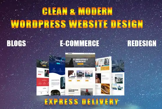 I can build or redesign the business,blog,clone website , wordpress install