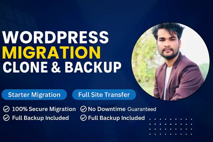 I can migrate, clone, and backup your WordPress site securely and fast