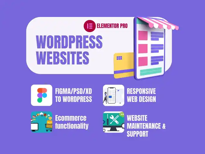 I can create professional and mobile friendly WordPress website