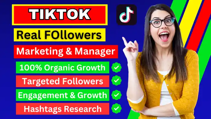 I can TikTok management for organic growth to promote followers engagements