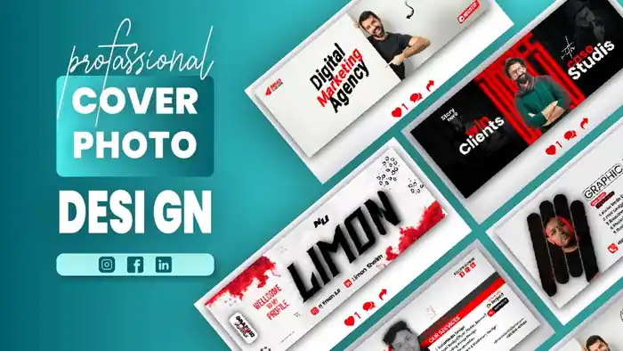 I can design professional facebook cover photo banner