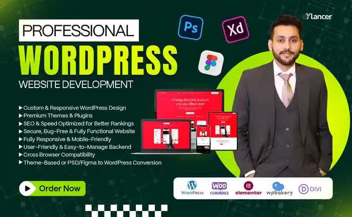 I can design and develop a professional WordPress website for you