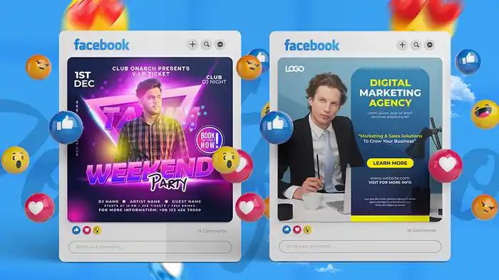 I can I will design attractive instagram post, facebook post and cover