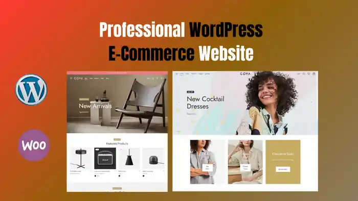 I can build responsive wordpress ecommerce website or woocommerce store