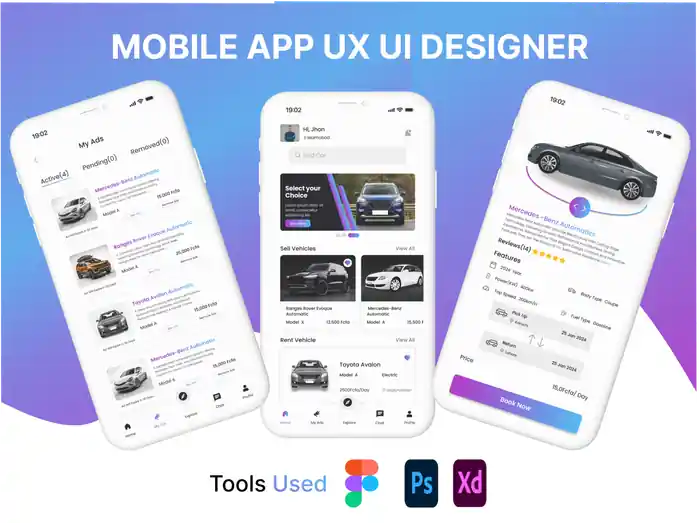 I can design web ,android ,ios , saas and responsive app uxui design