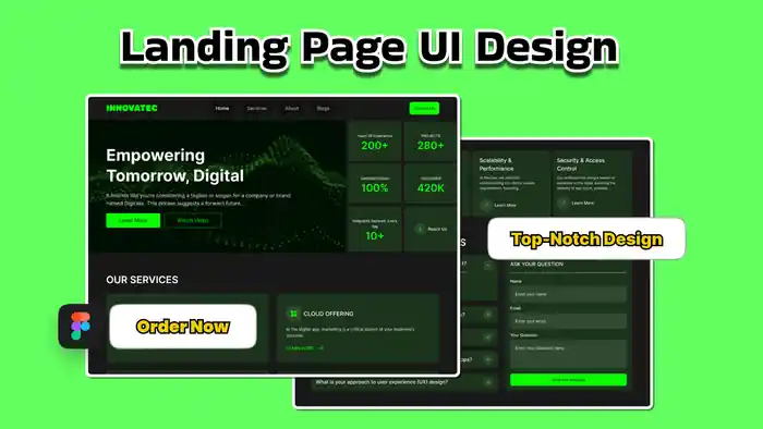 I can do Unique Modern & Responsive Website UIUX Design