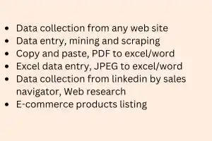 I can type per minute English 45 words and entry level work manually