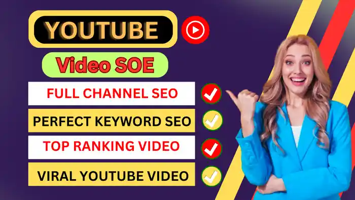 I can YouTube SEO, channel optimization video promotion for more views