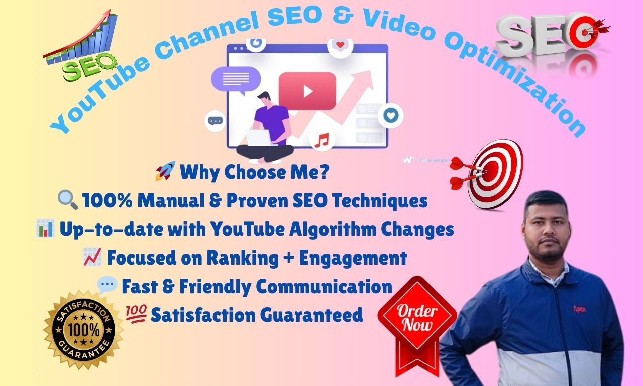 I can I will rank your youtube videos with SEO and channel optimization