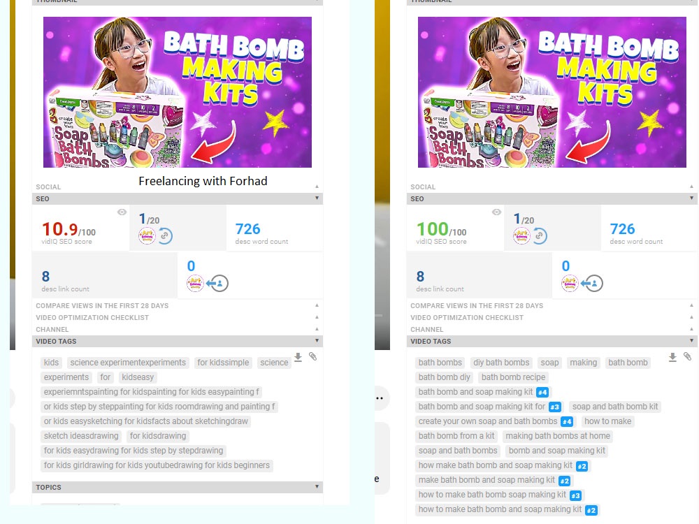 I can do best youtube video SEO expert optimization and channel growth