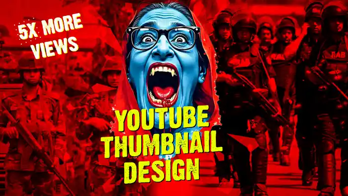 I can design amazing youtube thumbnail