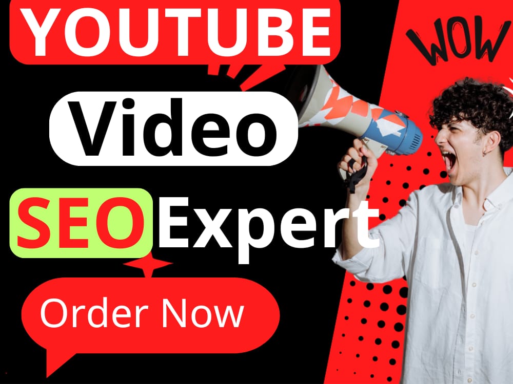 I can be your youtube video SEO expert for fast ranking