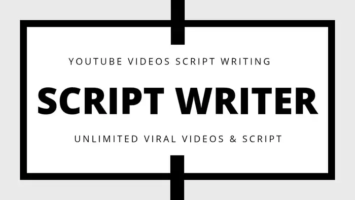 I can Script Writing for your social media videos & creative writing
