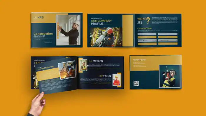 I can design annual report, company profile, bifold, trifold, brochures
