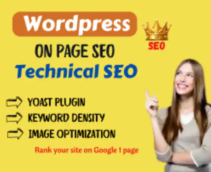 I can do on page and technical seo of your website